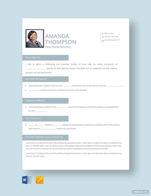 Registered Nurse Resume