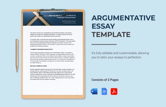 Argumentative Essay Template