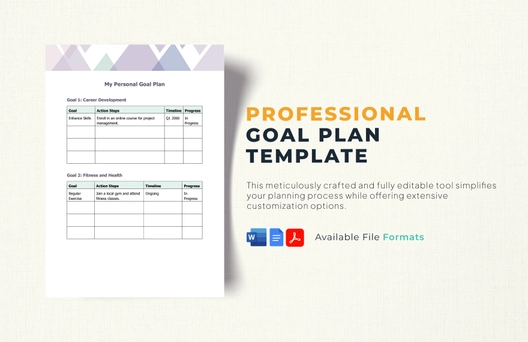 Goal Plan Template