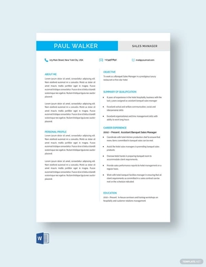Retail Sales Resume