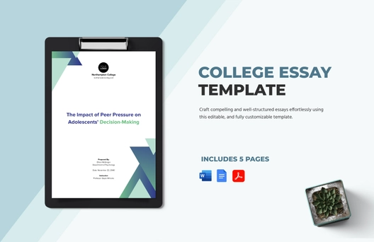 College Essay Template