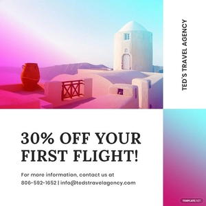 Elegant Travel Instagram Post Template
