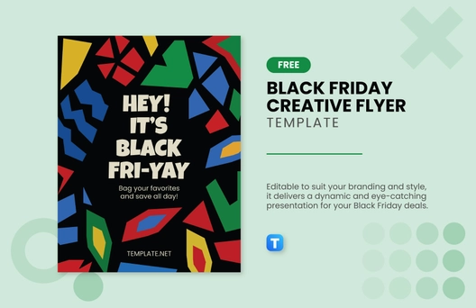 Free Black Friday Creative Flyer Template to Edit Online