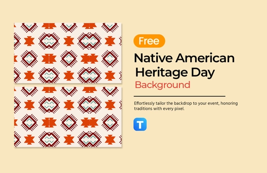 Free Native American Heritage Day Background Template to Edit Online