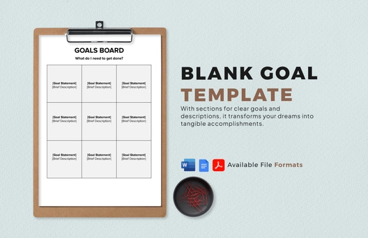 Blank Goal Template