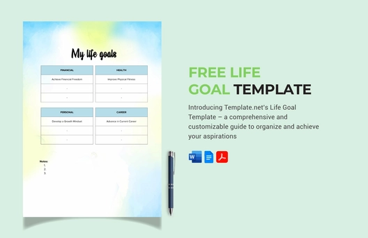 Life Goal Template