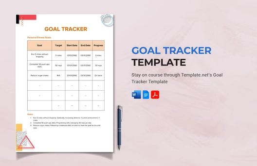 Goal Tracker Template