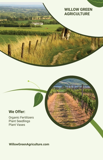 Free Agriculture Poster Template to Edit Online