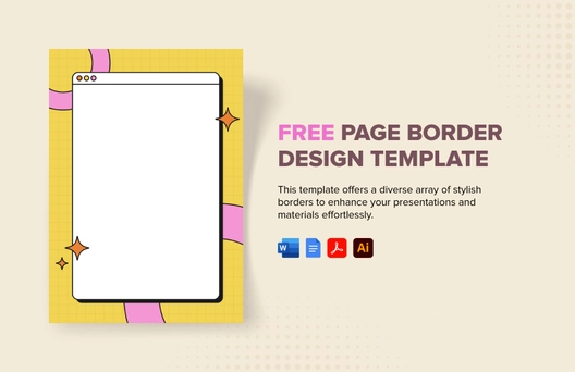 Page Border Design Template