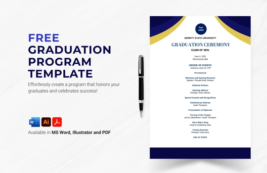 Graduation Program Template