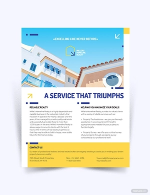 Award Winning Realtor Flyer Template