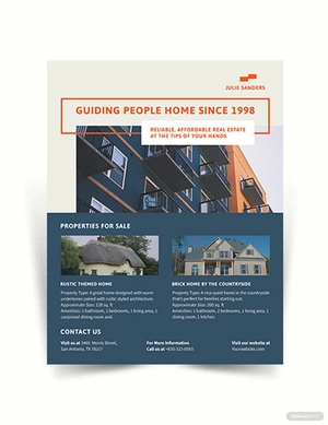 Licenced Real Estate Broker Flyer Template