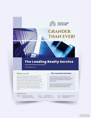 Luxury Property Realtor Flyer Template