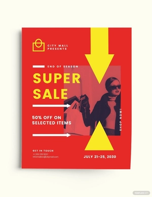 The Arrow Sales Flyer Template