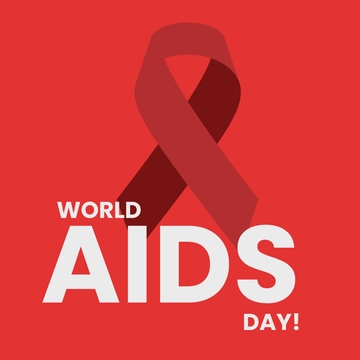 Free World AIDs Badge Template to Edit Online