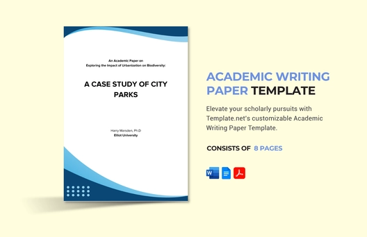 Academic Writing Paper Template