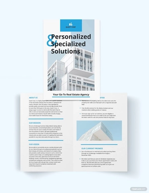 Apartment/Condo Broker Bi-Fold Brochure Template