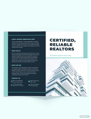 Apartment/Condo Inspector Bi-Fold Brochure Template