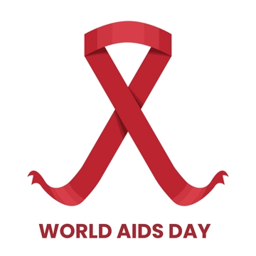 Free World AIDs Day Ribbon Clipart Template to Edit Online