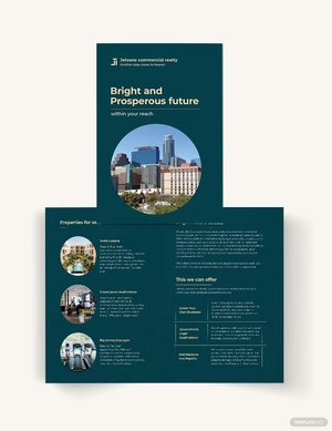 Commercial Sale Bi-Fold Brochure Template