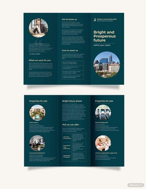 Commercial Sale Tri-Fold Brochure Template