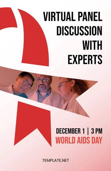 Free World AIDS Day Creative Poster Template to Edit Online