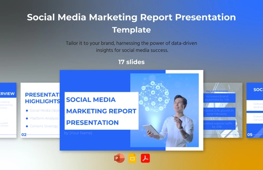 Social Media Marketing Report Presentation Template