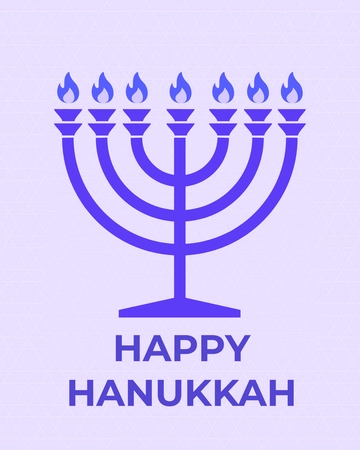 Free Hanukkah Facebook Post Template to Edit Online
