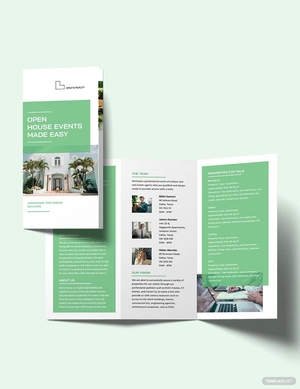 Disastor Inspection Tri-Fold Brochure Template