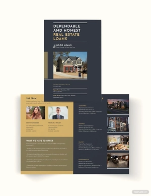 Mortgage Lender Bi-Fold Brochure Template