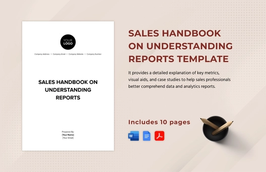 Sales Handbook on Understanding Reports Template Sales Handbook on Understanding Reports Template
