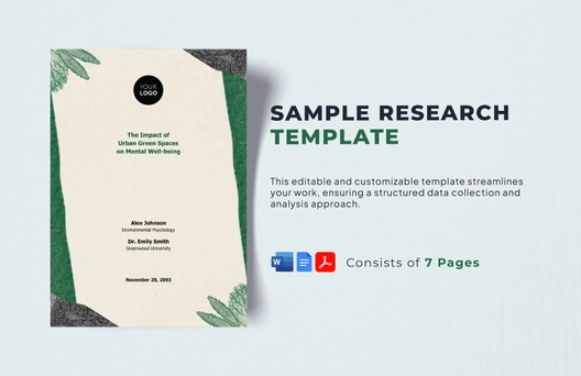 Sample Research Template