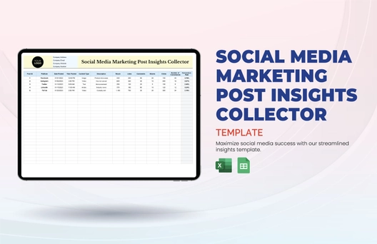 Social Media Marketing Post Insights Collector Template