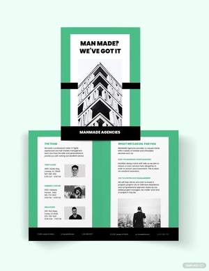 Property Manager Bi-Fold Brochure Template