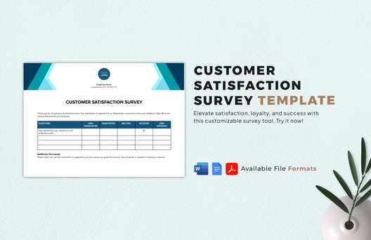Customer Satisfaction Survey Template