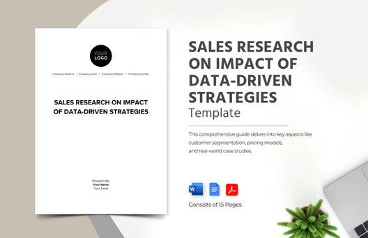 Sales Research on Impact of Data-Driven Strategies Template