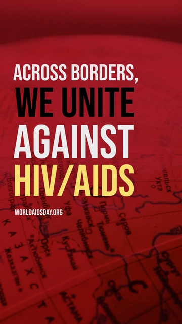 Free International World AIDs Day Quote Template to Edit Online