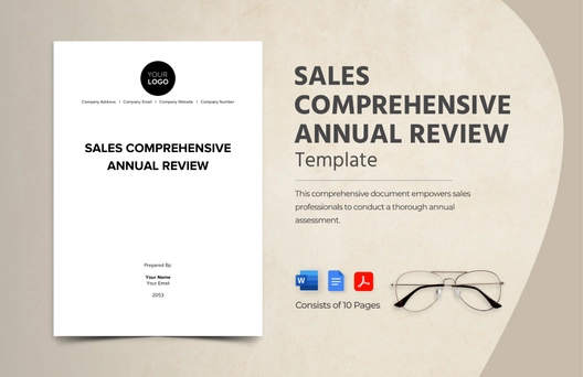 Sales Comprehensive Annual Review Template