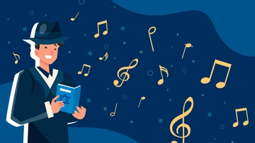 Free Hanukkah Music Background Template to Edit Online