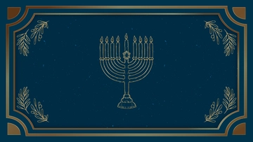 Free Elegant Hanukkah Background Template to Edit Online