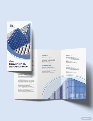 Rental Property Realtor Tri-Fold Brochure Template