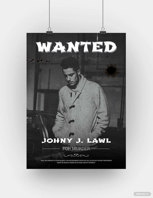 Outlaw Wanted Poster Template