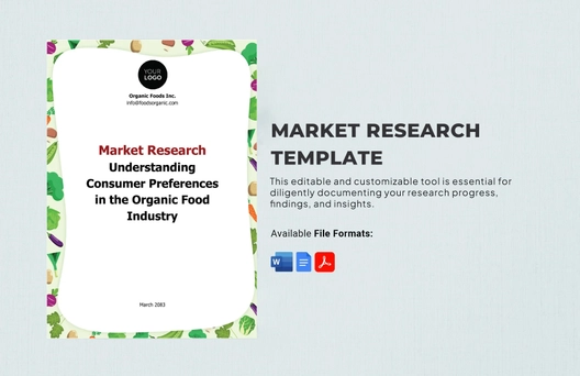 Market Research Template