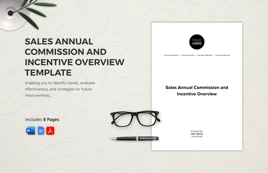 Sales Annual Commission and Incentive Overview Template