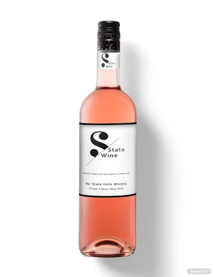 Mini Wine Label Template