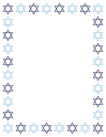 Free Hanukkah Flyer Border Template to Edit Online