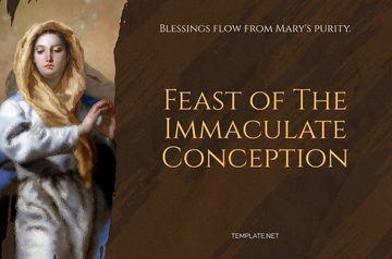 Free Feast of the Immaculate Conception Template to Edit Online