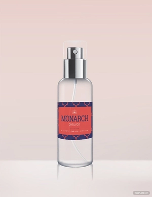 Perfume Bottle Label Template