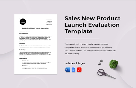 Sales New Product Launch Evaluation Template
