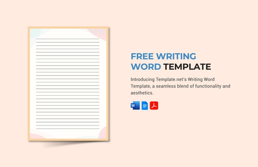 Writing Word Template